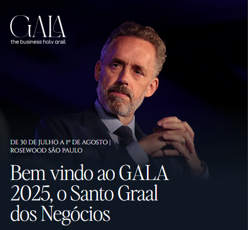 Dr. Jordan Peterson no Brasil em Julho de 2025